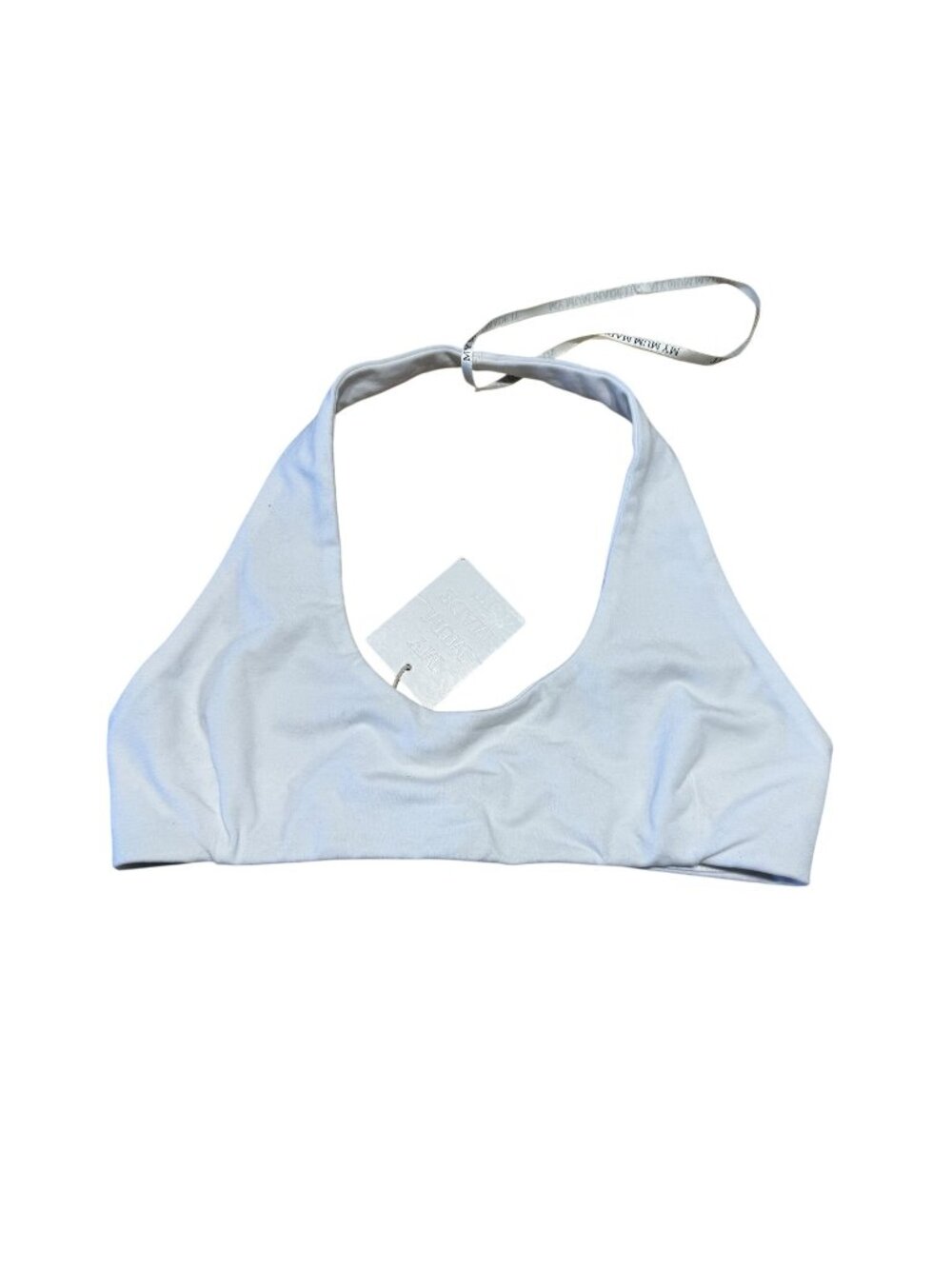 NWT My Mum Made It Staple Scoop Neck Halter Bra Top Women's X-Small/Small XS/S